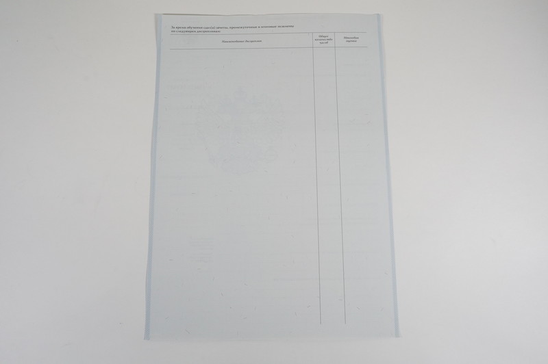Диплом о начальном образовании  2007-2009 годов в Астрахани