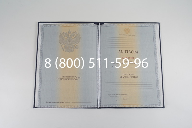 Диплом специалиста 2012-2013 годов в Астрахани
